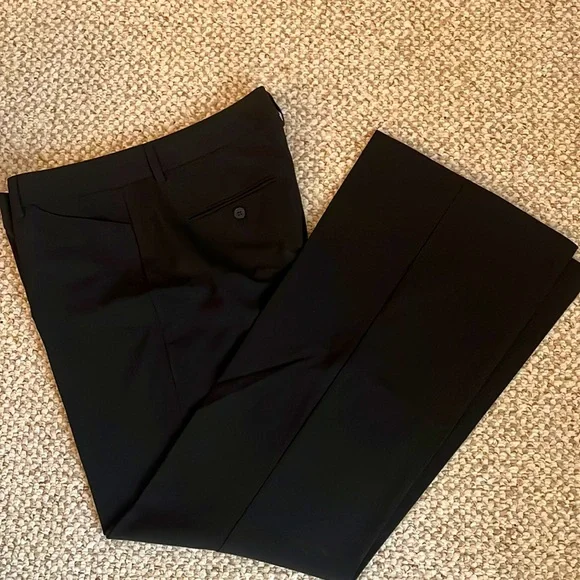 green emerald velvet dress EXPRESS Women's Editor Flare Pants  High Rise Flattering Stretch Dress  Trouser, Work or Event Ready